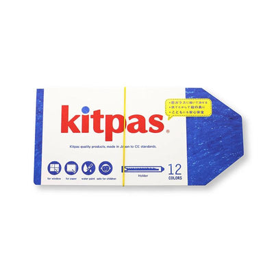 Medium Stick Crayons 12 Colours with Holder by Kitpas - Friends of K