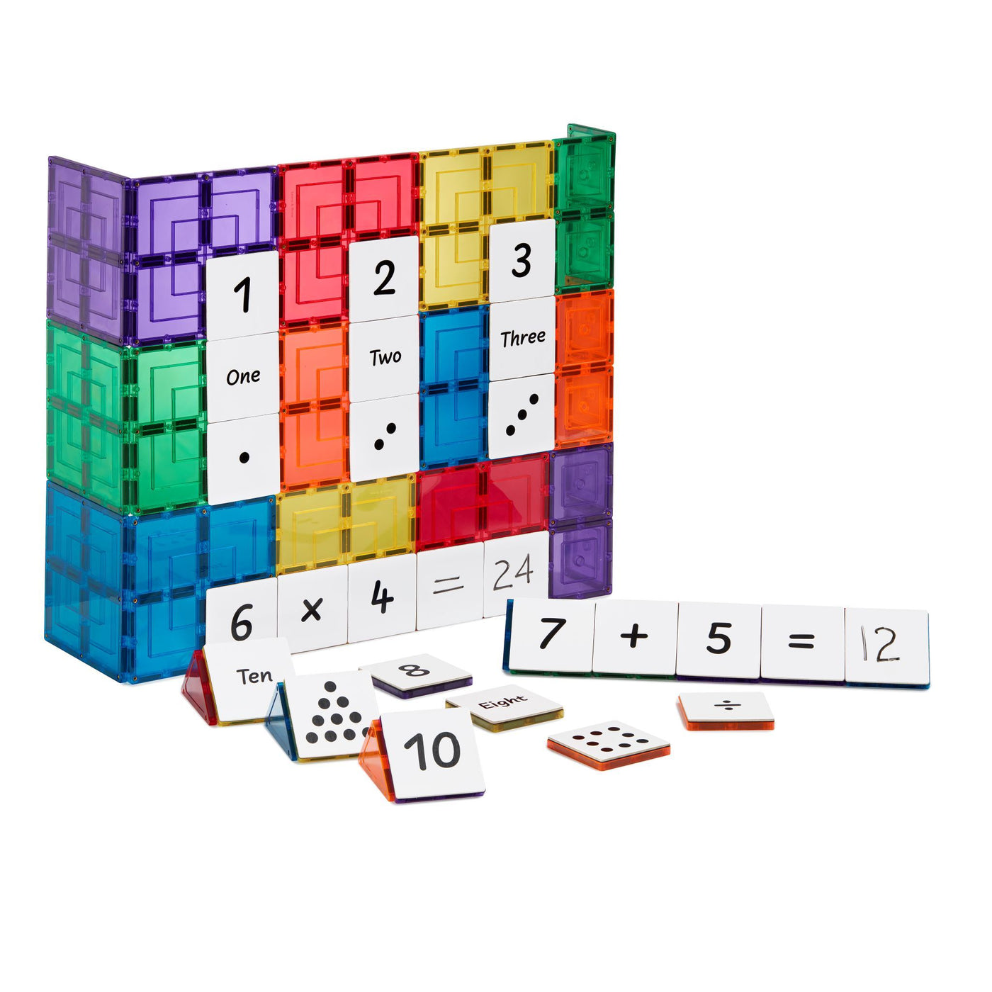 Learn & Grow - Magnetic Tile Topper - Numeracy Pack (40 Piece) by Learn & Grow - Friends of K