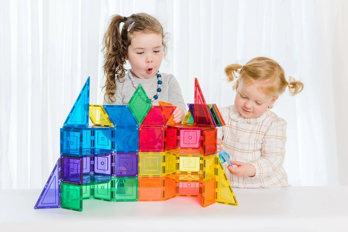 Learn & Grow Magnetic Tiles - Geometry Pack (36 piece) by Learn & Grow - Friends of K
