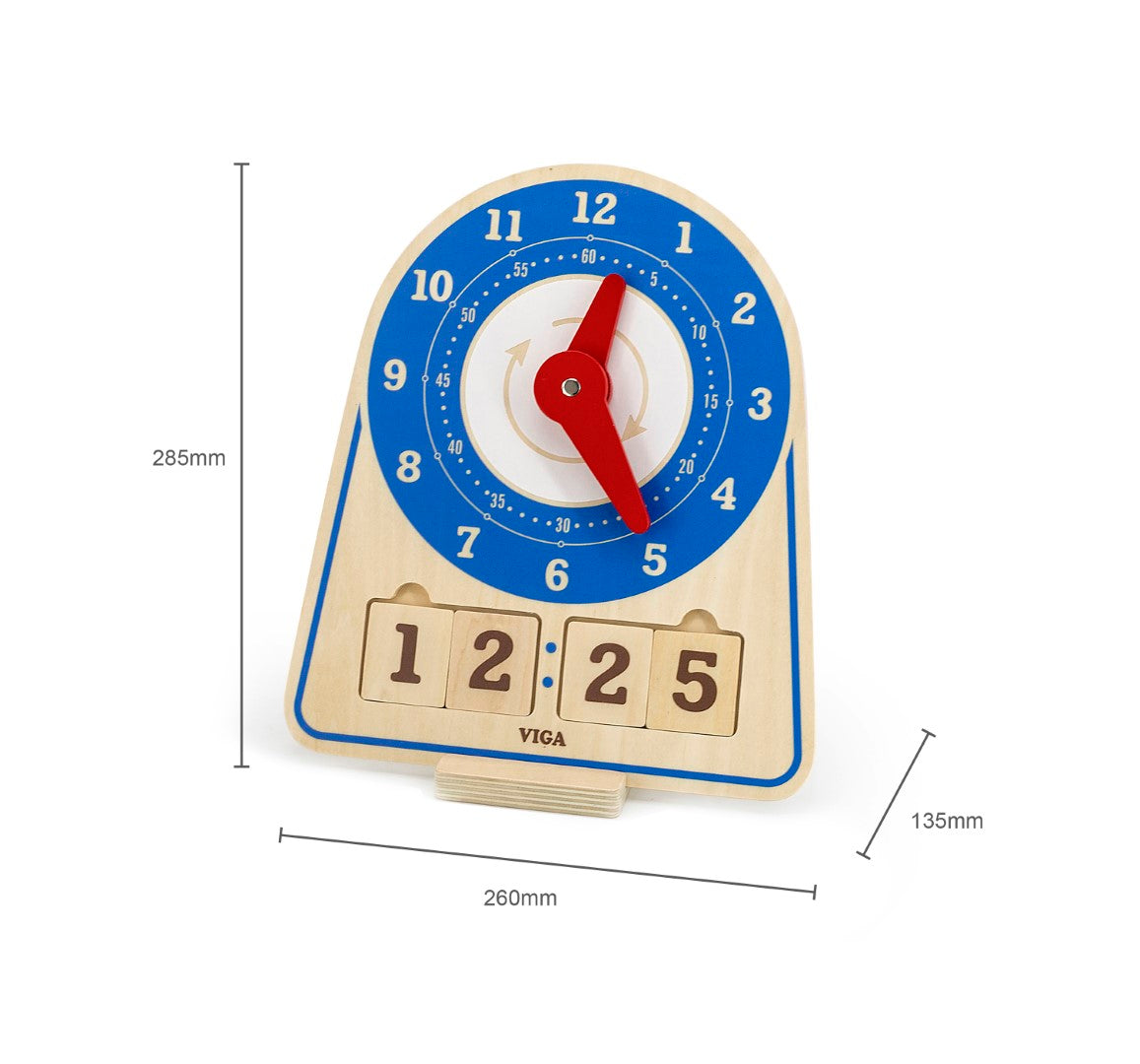 Learning Clock by Viga Toys - Friends of K