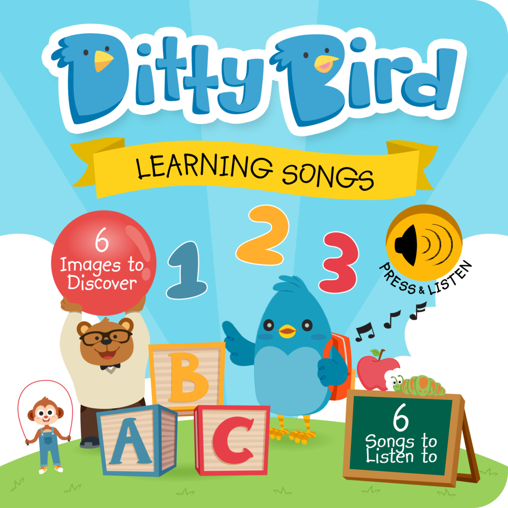 Learning Songs Board Books by Ditty Bird - Friends of K
