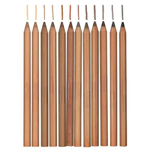 Lyra Colour Giants Skin Tones Pencil Set 12