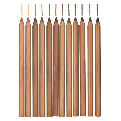 Lyra Colour Giants Skin Tones Pencil Set 12 by Lyra - Friends of K