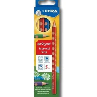 Lyra Groove Coloured Pencils- 5 Pencil pack 3811050 by Lyra - Friends of K