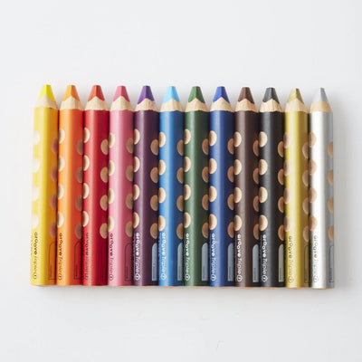 Lyra Groove Triple One 3 in 1 (Colour Pencil Watercolour and Wax Crayon) 12 assorted colours by Lyra - Friends of K