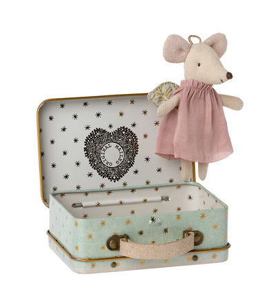 Angel Mouse in Suitcase by Maileg - Friends of K