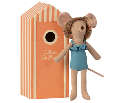 Beach Mouse Mum in Cabin by Maileg - Friends of K