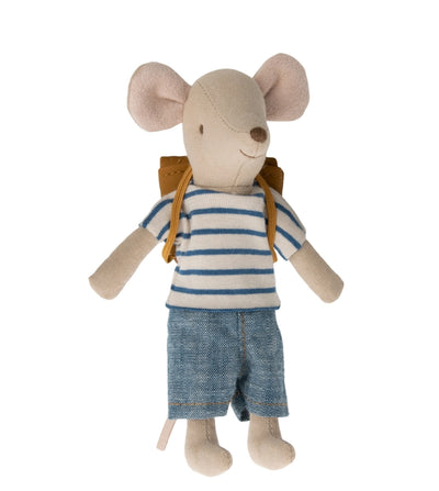 Tricycle Mouse Big Brother with Bag by Maileg - Friends of K