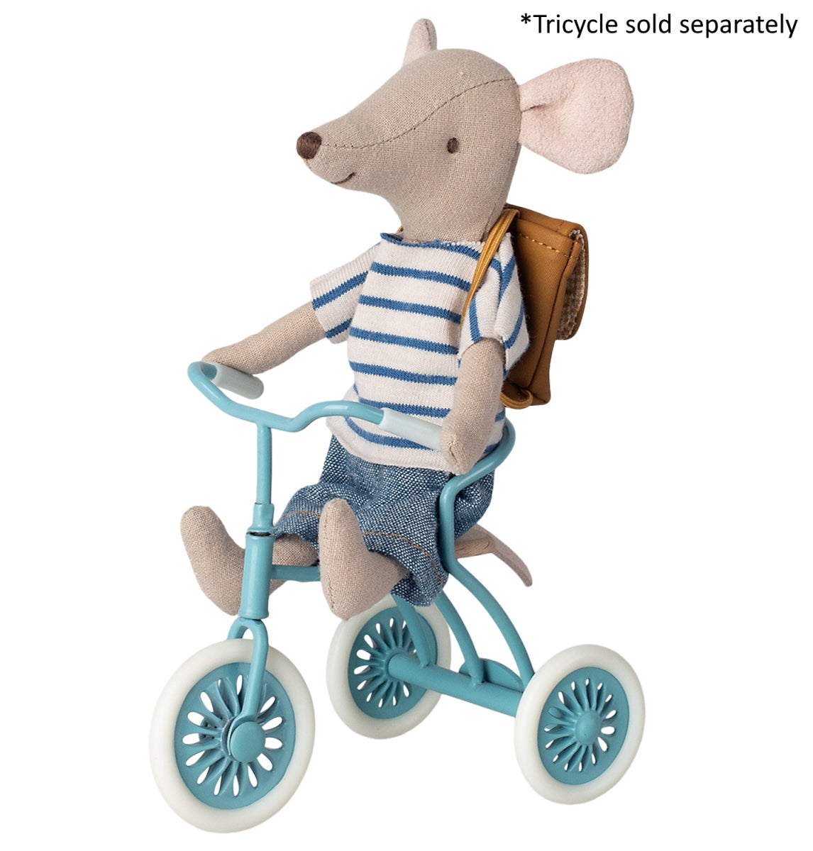 Tricycle Mouse Big Brother with Bag by Maileg - Friends of K