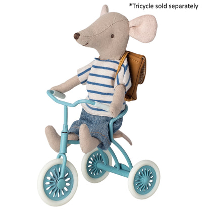 Tricycle Mouse Big Brother with Bag by Maileg - Friends of K
