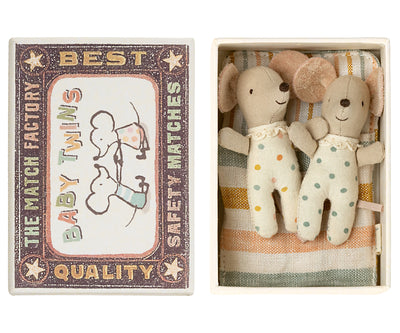 Twins Baby Mice in box by Maileg - Friends of K