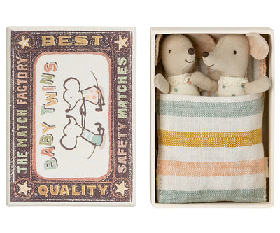 Twins Baby Mice in box by Maileg - Friends of K