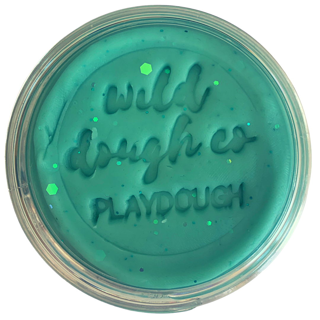 Mermaid Playdough (Spearmint scented) by Wild Dough Co - Friends of K