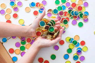 Metal Rimmed Counting Chips by Learn & Grow - Friends of K