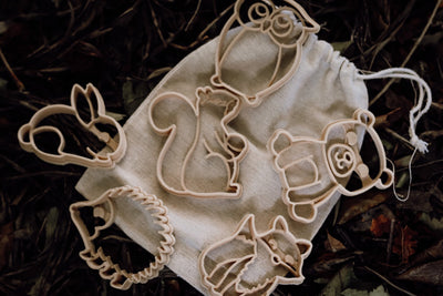 Mini Woodland Animals Eco Cutter Set by Kinfolk Pantry - Friends of K