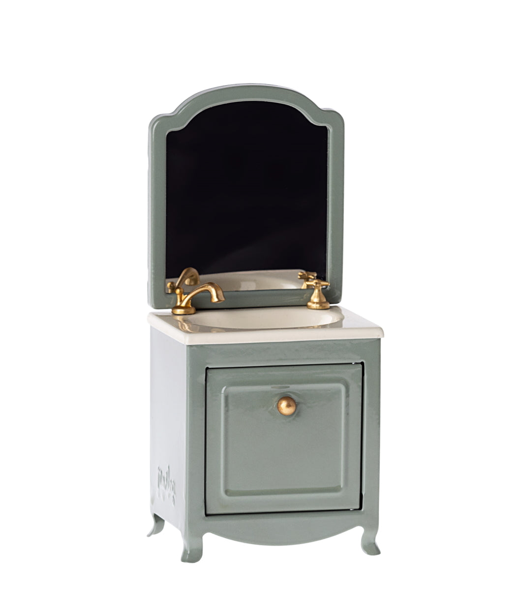 Miniature Sink Dresser & Mirror mint by Maileg - Friends of K