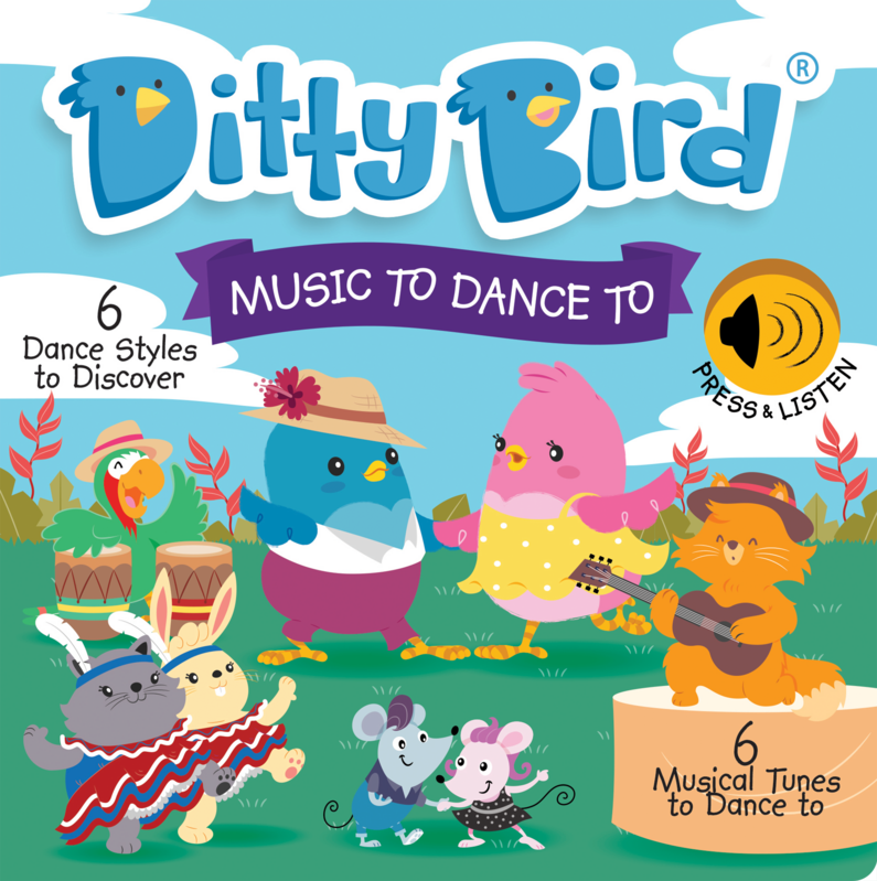 Music To Dance To Board Book by Ditty Bird - Friends of K