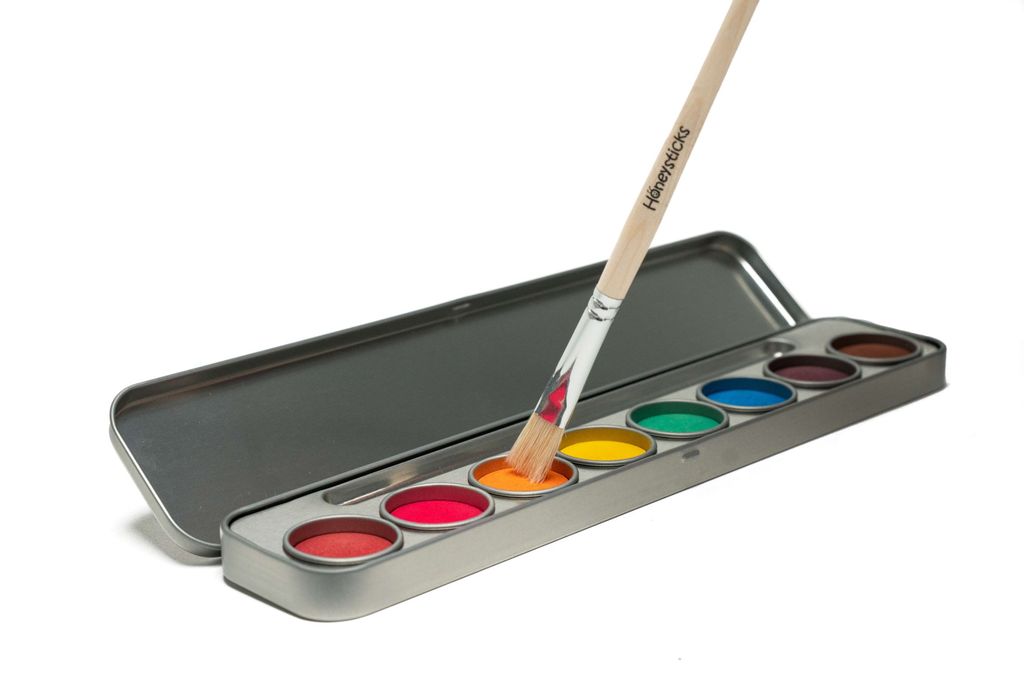 Natural Watercolour Washable Paints 8 Pack by Honeysticks - Friends of K
