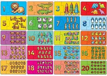 Match and Count 20pc Jigsaw Puzzle