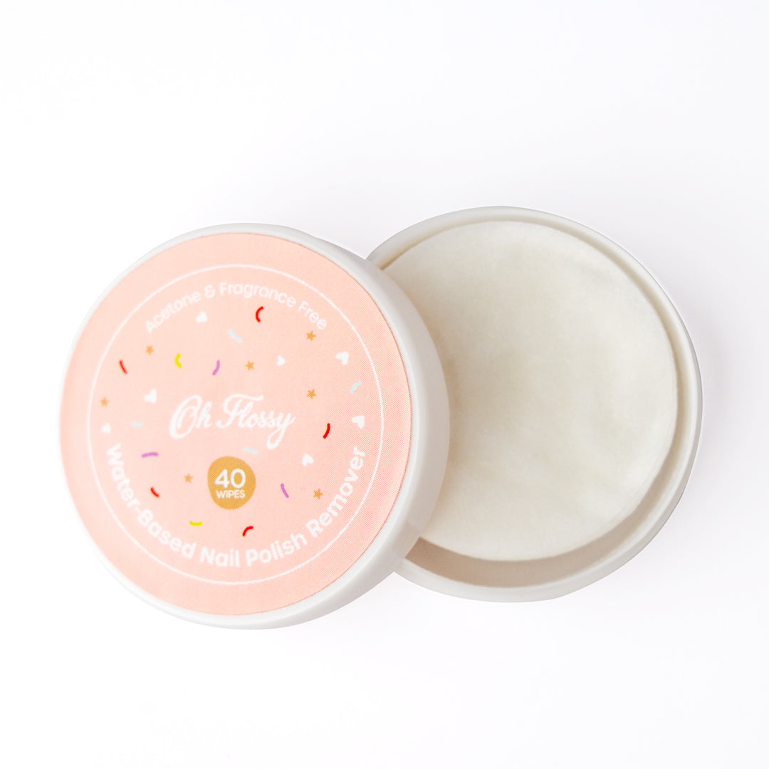 Oh Flossy | Water- Based  Nail Polish Remover Wipes by Oh Flossy - Friends of K