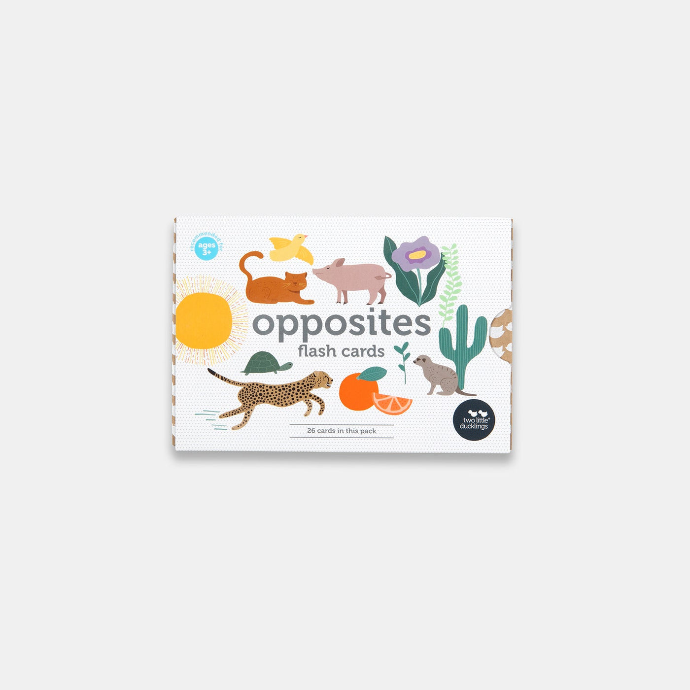 Opposites Flash Cards by Two Little Ducklings - Friends of K
