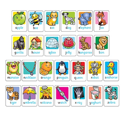 Alphabet Flashcards by Orchard Toys - Friends of K