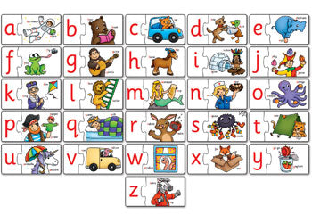 Alphabet Match 26pc Jigsaw Puzzle by Orchard Toys - Friends of K