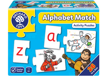 Alphabet Match 26pc Jigsaw Puzzle by Orchard Toys - Friends of K