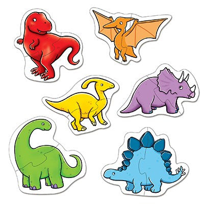 Dinosaur Jigsaw Puzzles (set of 6) by Orchard Toys - Friends of K