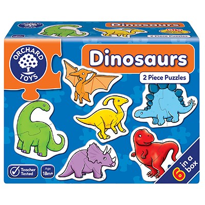 Dinosaur Jigsaw Puzzles (set of 6) by Orchard Toys - Friends of K