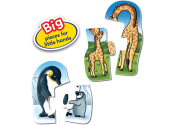 Mummy & Baby 6 x 2pc Jigsaw Puzzle by Orchard Toys - Friends of K