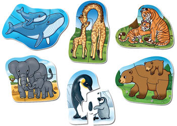 Mummy & Baby 6 x 2pc Jigsaw Puzzle by Orchard Toys - Friends of K