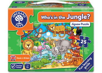 Who's in the Jungle? 25pc Jigsaw Puzzle by Orchard Toys - Friends of K