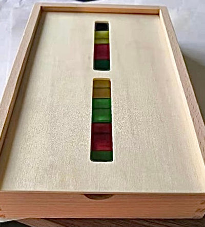 Bright Lucite Cubes (40 Piece with Tray) by Papoose - Friends of K