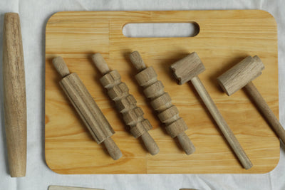 Wooden Playdough Kit by QTOYS - Friends of K