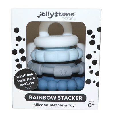 Rainbow Stacker and Teether Toy - Ocean by Jellystone - Friends of K