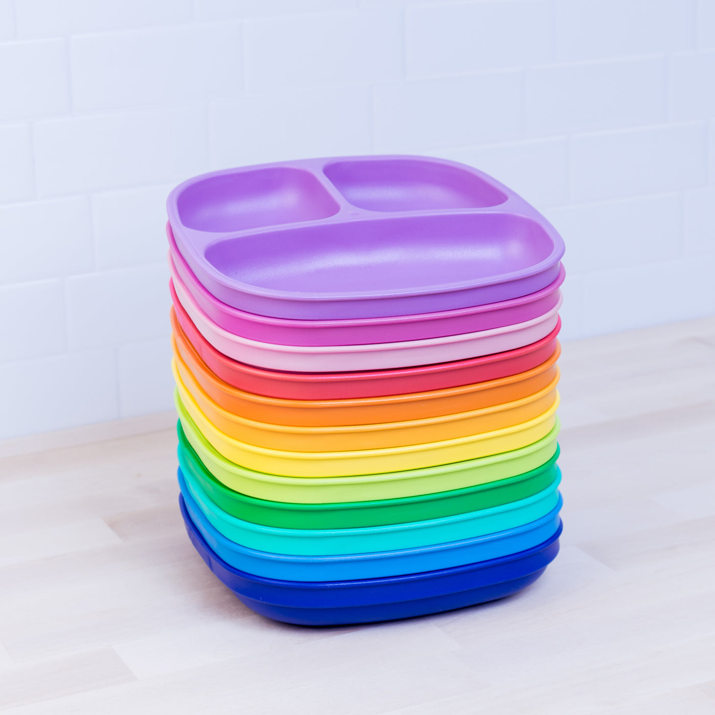 Re-Play Divided Plate (assorted colours) by Re-Play - Friends of K