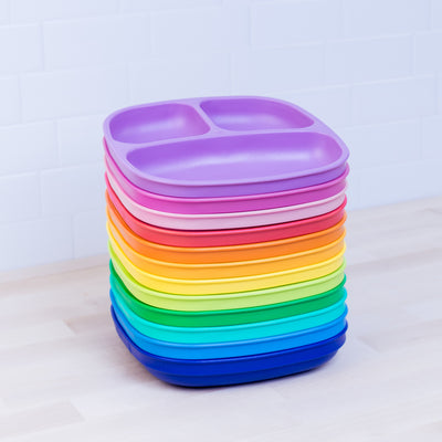 Re-Play Divided Plate (assorted colours) by Re-Play - Friends of K