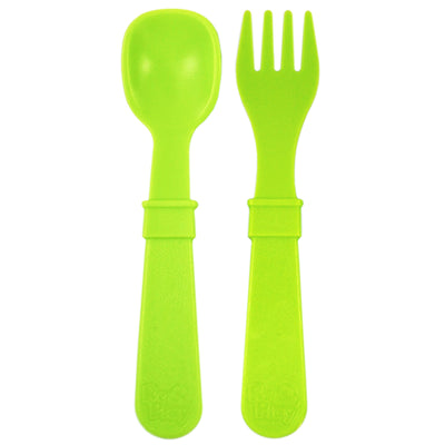Re-Play Fork & Spoon Set (assorted colours) by Re-Play - Friends of K
