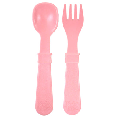 Re-Play Fork & Spoon Set (assorted colours) by Re-Play - Friends of K