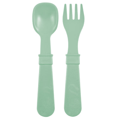 Re-Play Fork & Spoon Set (assorted colours) by Re-Play - Friends of K