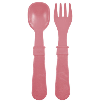 Re-Play Fork & Spoon Set (assorted colours) by Re-Play - Friends of K