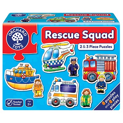 Rescue Squad Jigsaw Puzzles (set of 6) by Orchard Toys - Friends of K