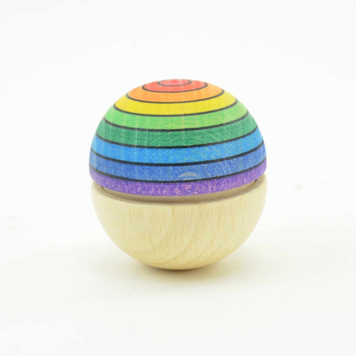 Roly Poly Wiggle Ball Rainbow by Mader - Friends of K