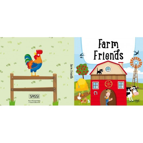 Giant Puzzle Farm Friends Puzzle and Book Set (30 pc) by Sassi Junior - Friends of K