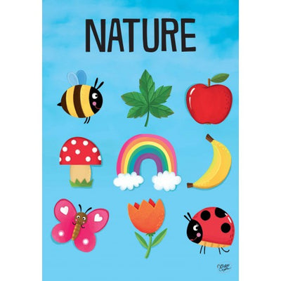 Mega Domino and Book Set - Nature (55 pc) by Sassi Junior - Friends of K