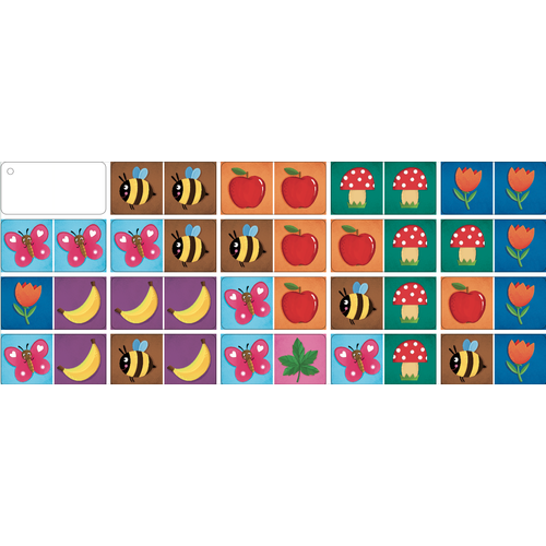 Mega Domino and Book Set - Nature (55 pc) by Sassi Junior - Friends of K