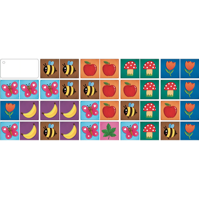 Mega Domino and Book Set - Nature (55 pc) by Sassi Junior - Friends of K