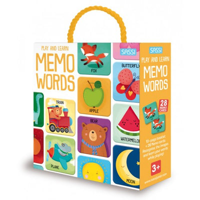 Memo Words Game and Book Set by Sassi Junior - Friends of K