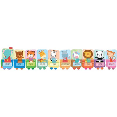 My First Animals Puzzle and Book Set (1 metre) by Sassi Junior - Friends of K